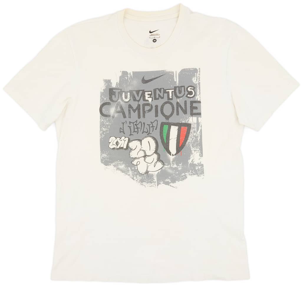 2011-12 Juventus 'Campione d'Italia' Graphic Tee - 6/10 - (M)