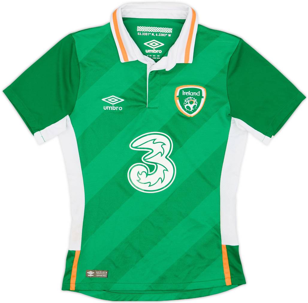 2016-17 Ireland Home Shirt - 7/10 - (S.Boys)