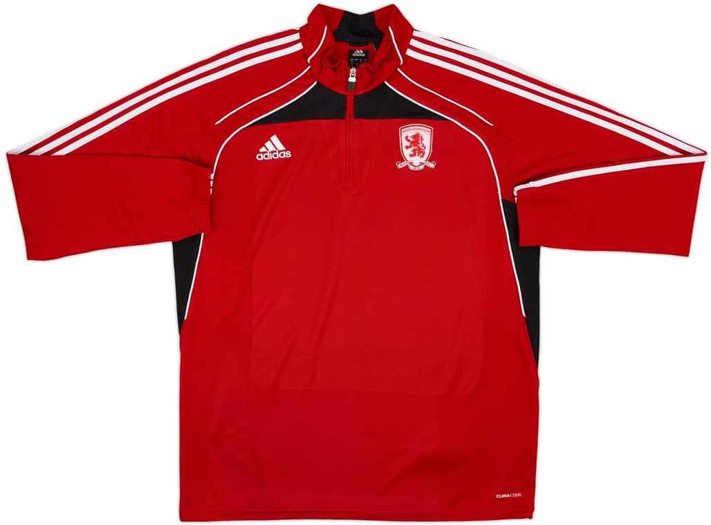 2010-11 Middlesbrough adidas 1/4 Zip Drill Top - 6/10 - (3XL)