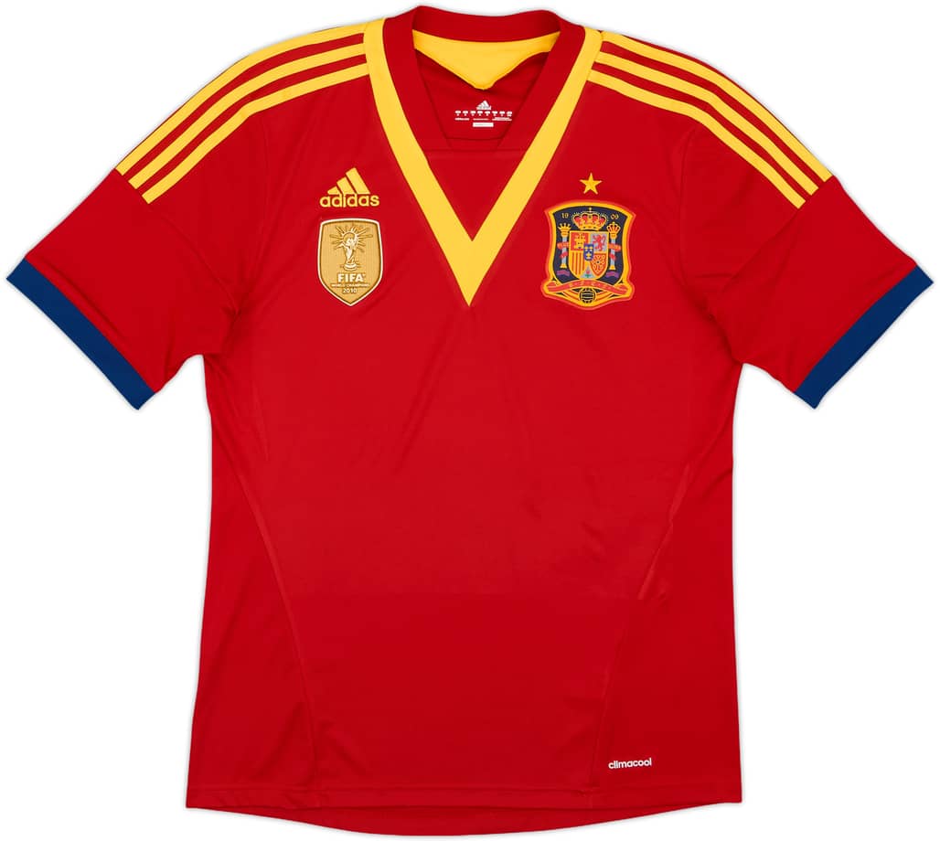 2013 Spain Confederation Cup Home Shirt - 7/10 - (M)