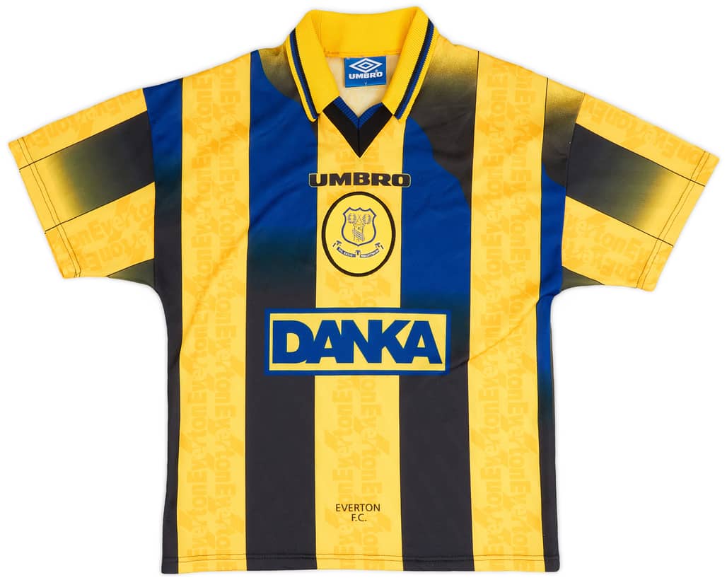 1996-98 Everton Away Shirt - 9/10 - (Y)