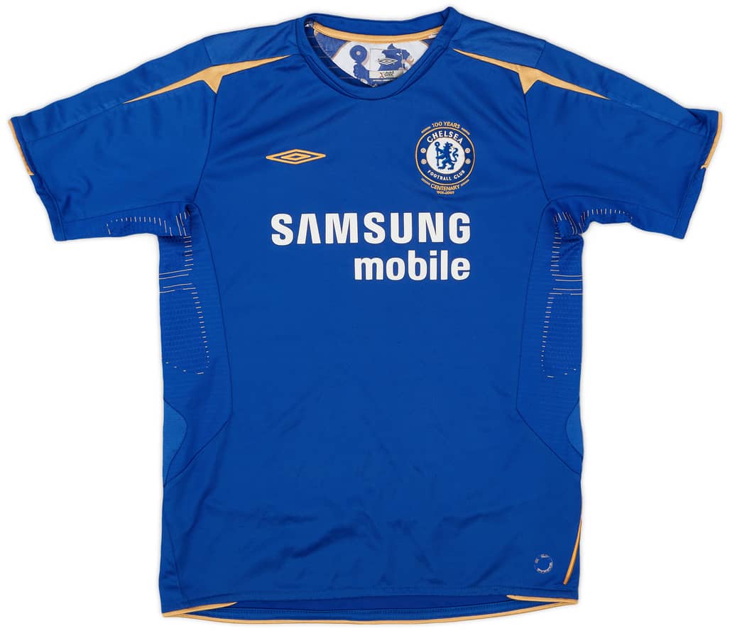 2005-06 Chelsea Centenary Home Shirt - 6/10 - (XL.Boys)
