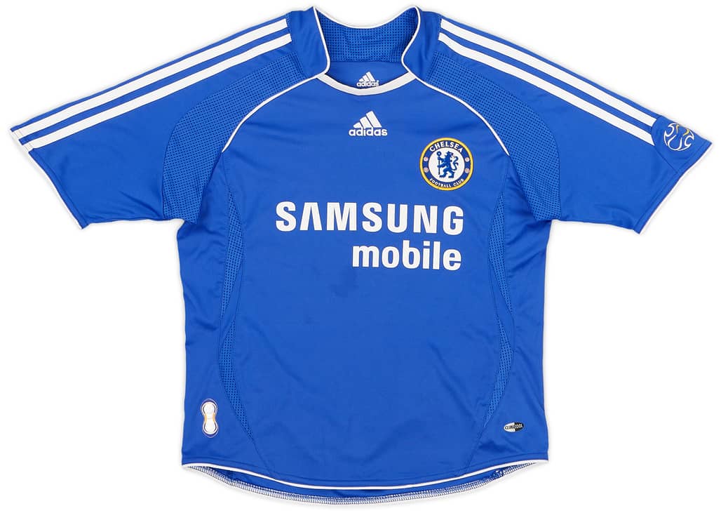 2006-08 Chelsea Home Shirt - 9/10 - (S.Boys)