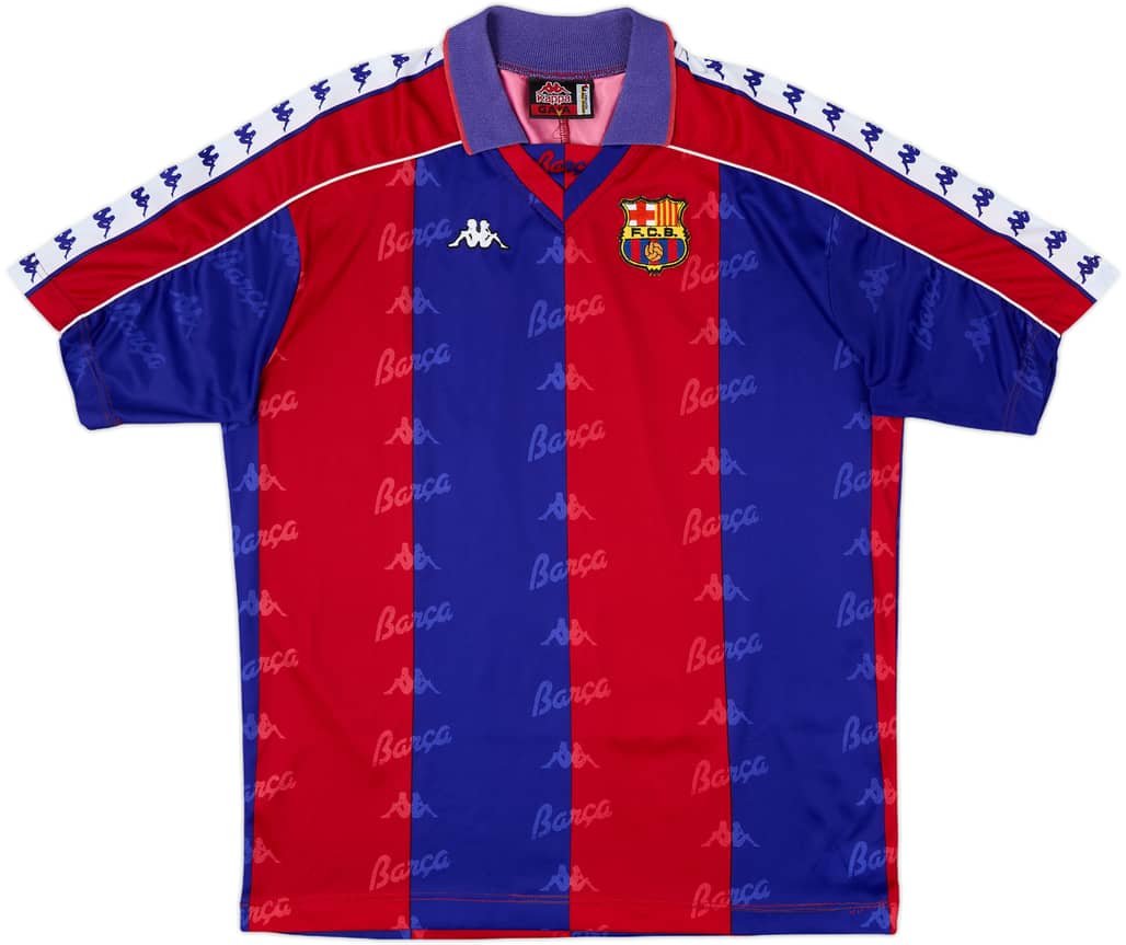 1992-95 Barcelona Home Shirt - 6/10 - (L)