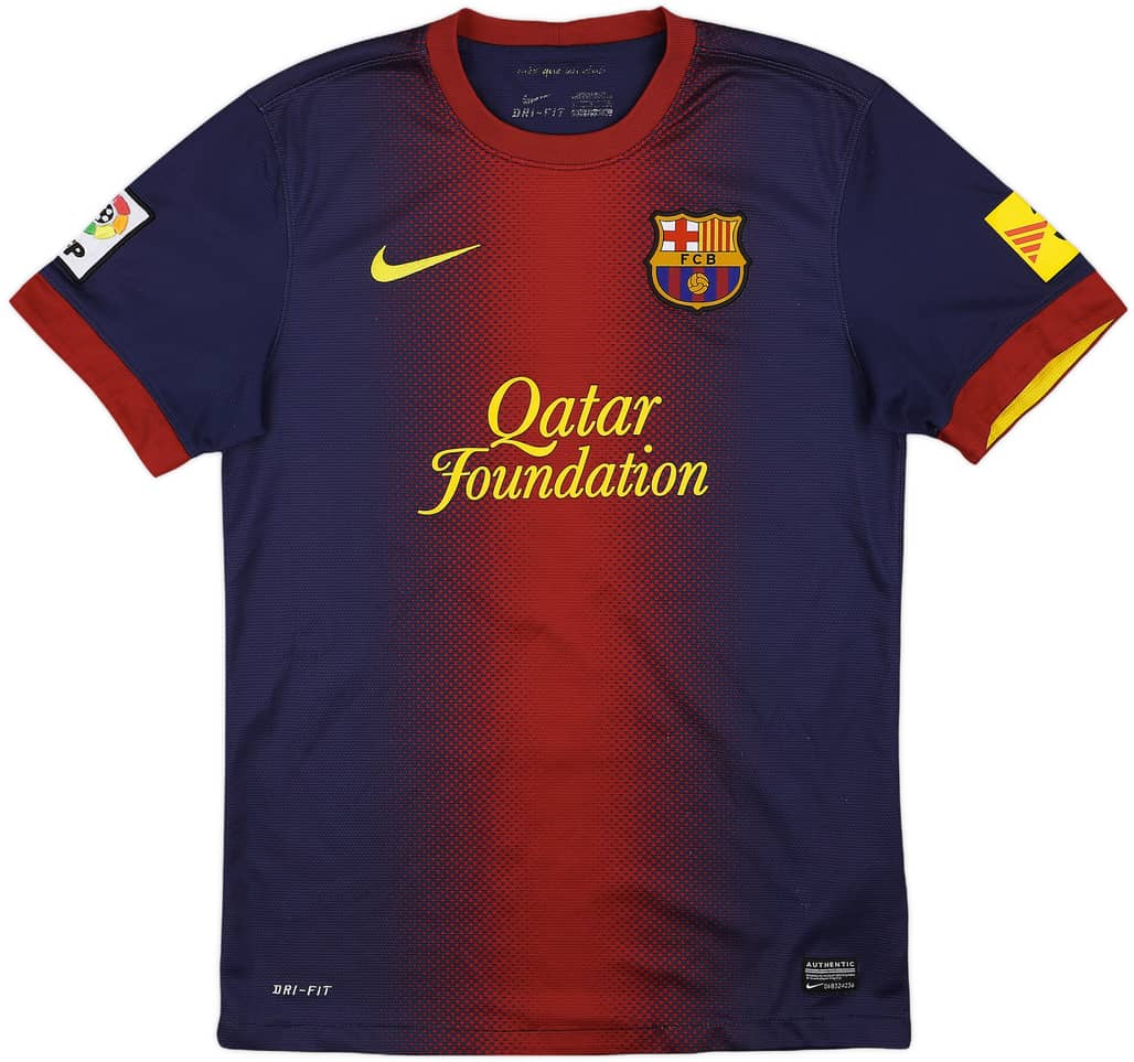 2012-13 Barcelona Home Shirt - 7/10 - (S)
