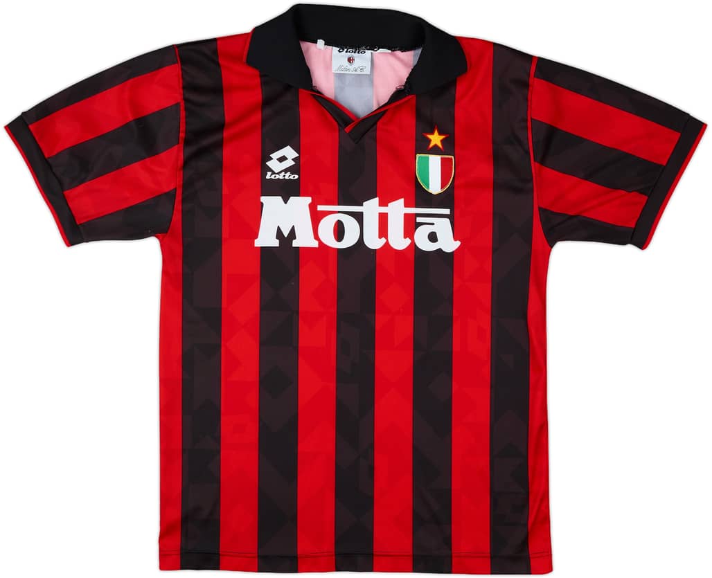 1993-94 AC Milan Home Shirt - 8/10 - (M)