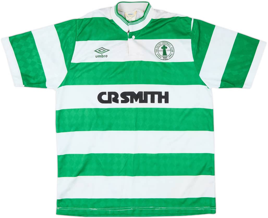1987-89 Celtic Centenary Home Shirt - 7/10 - (S)