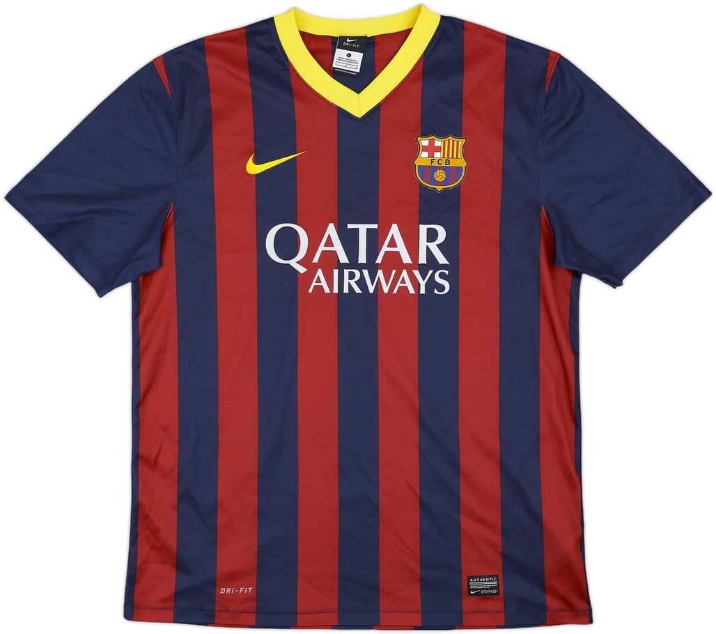 2013-14 Barcelona Basic Home Shirt - 6/10 - (L)