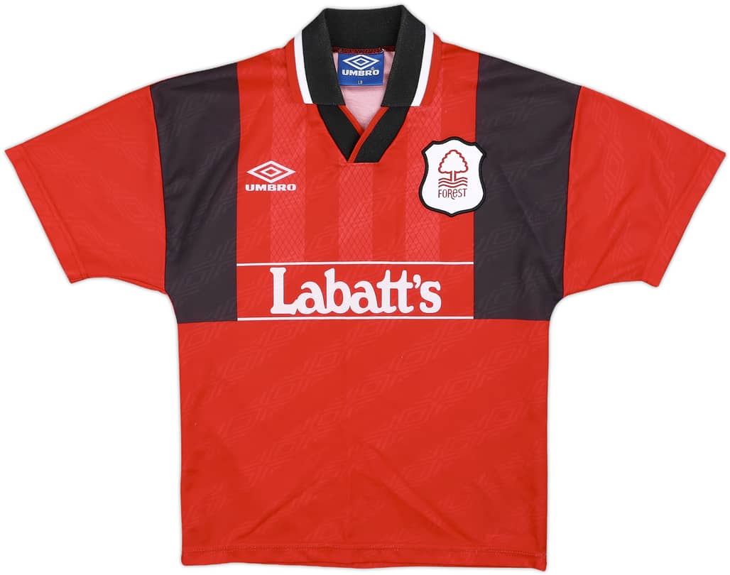 1994-96 Nottingham Forest Home Shirt - 6/10 - (L.Boys)