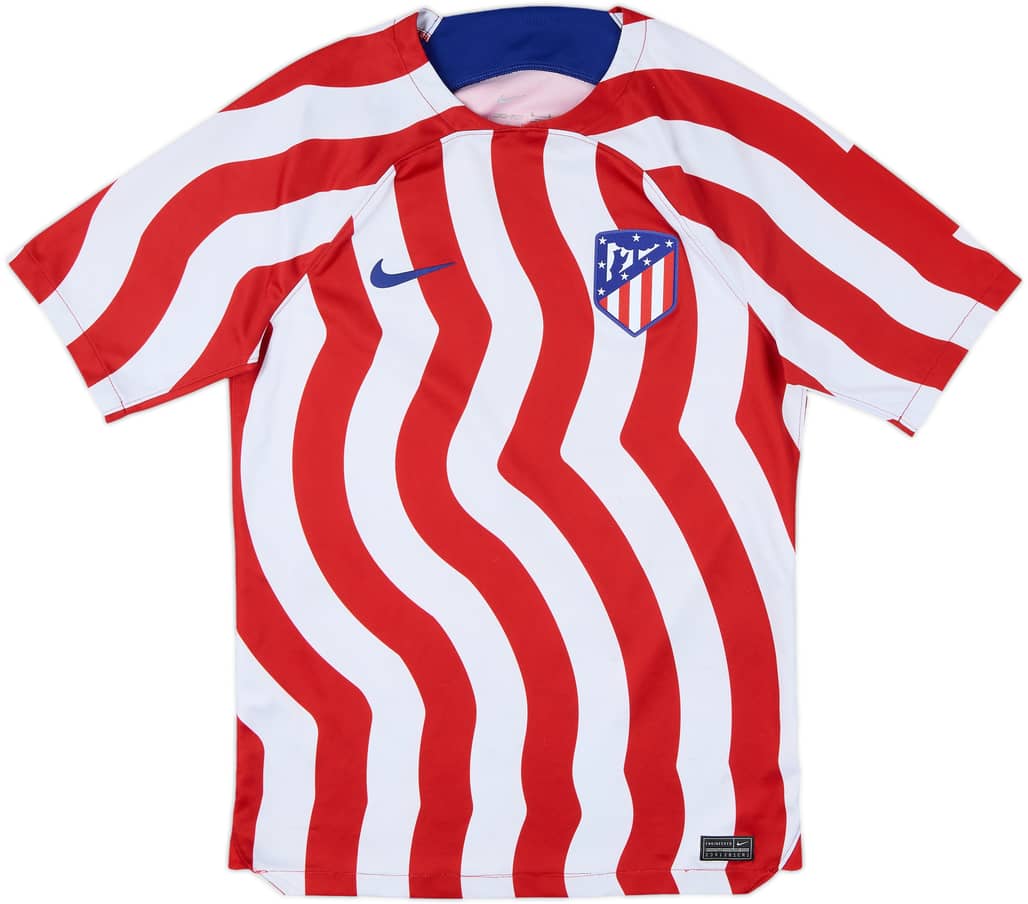 2022-23 Atletico Madrid Home Shirt - 3/10 - (S)