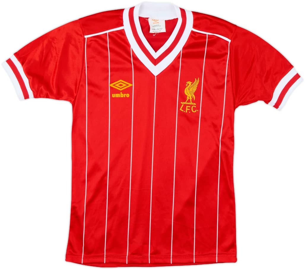 1982-85 Liverpool Home Shirt - 7/10 - (L.Boys)