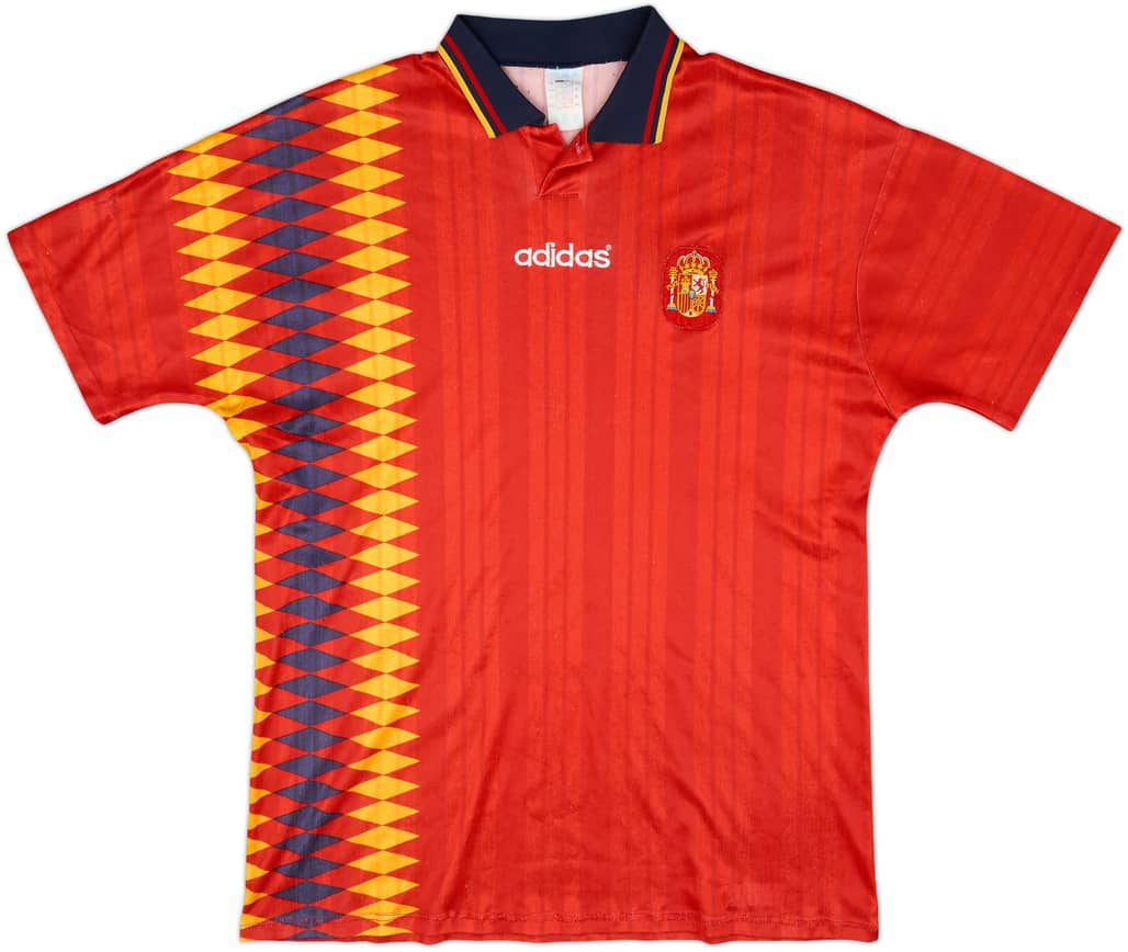 1994-96 Spain Home Shirt - 5/10 - (XL)