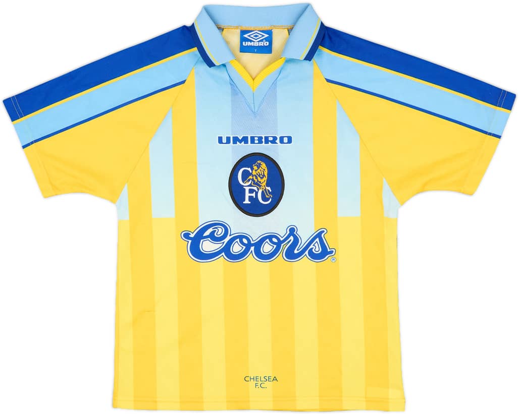 1996-97 Chelsea Away Shirt - 6/10 - (Y)