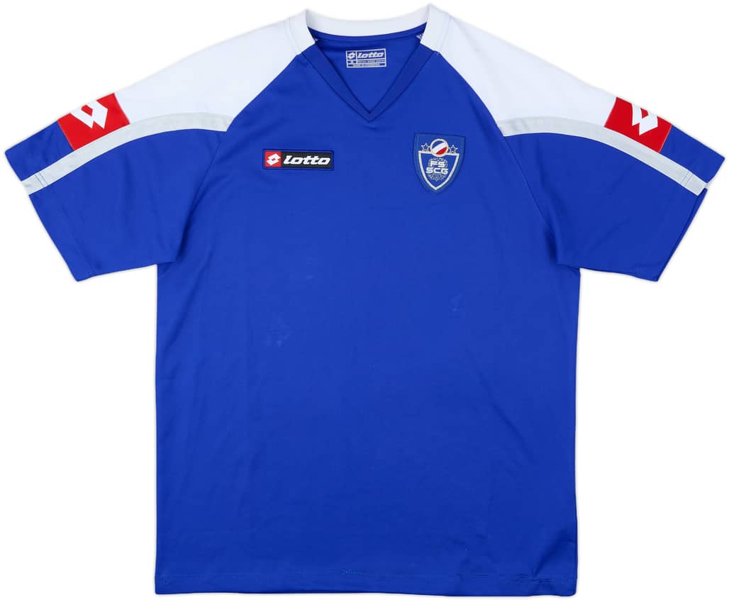 2006-08 Serbia and Montenegro Lotto Training Shirt - 7/10 - (M)