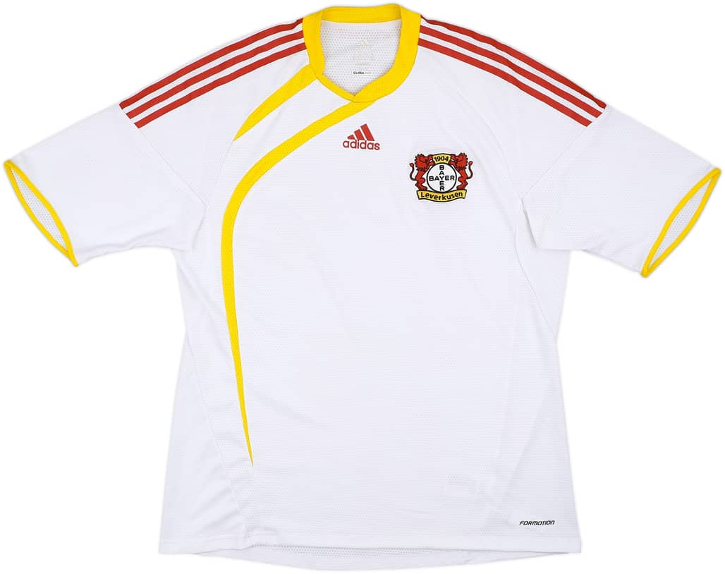 2009-10 Bayer Leverkusen Player Issue Away L/S Shirt - 7/10 - (XL)
