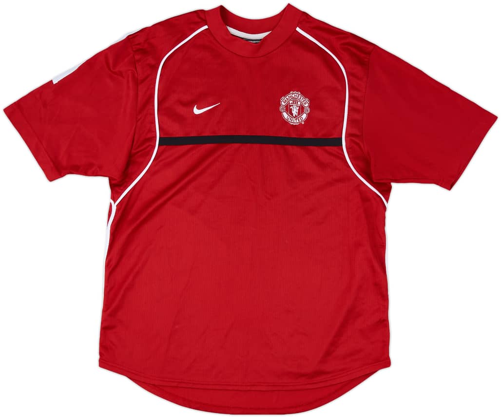 2002-03 Manchester United Nike Training Shirt - 8/10 - (M)