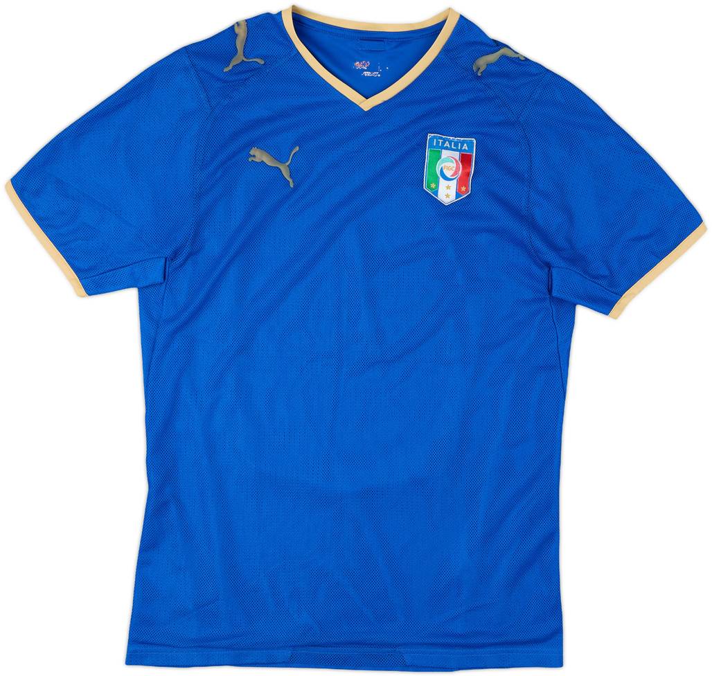 2007-08 Italy Home Shirt - 3/10 - (S)