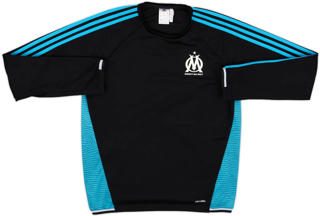2015-16 Marseille adidas Sweat Top - 9/10 - (XS)
