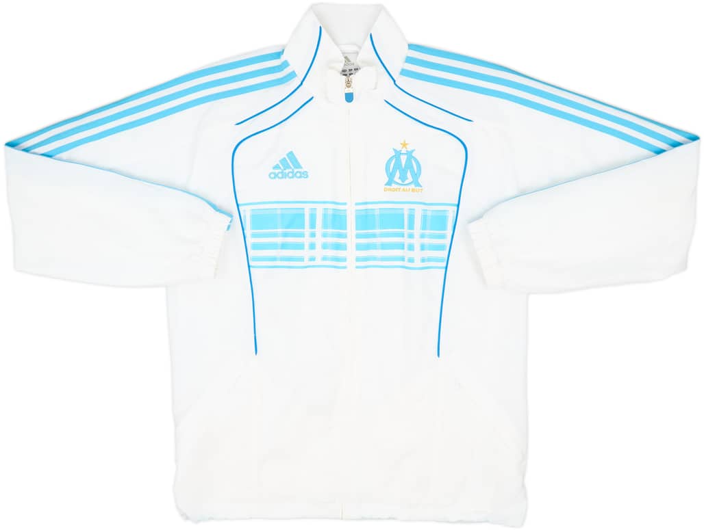2010-11 Olympique Marseille adidas Track Jacket - 9/10 - (S)