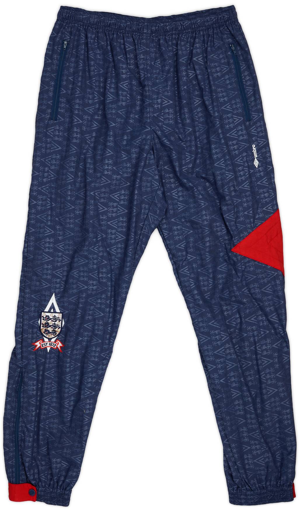 1990-92 England Umbro Tracksuit Bottoms - 7/10 - (L)