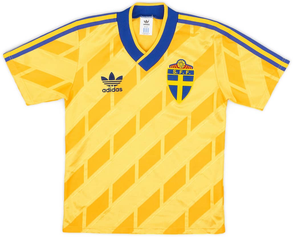 1988-91 Sweden Home Shirt - 7/10 - (M.Boys)