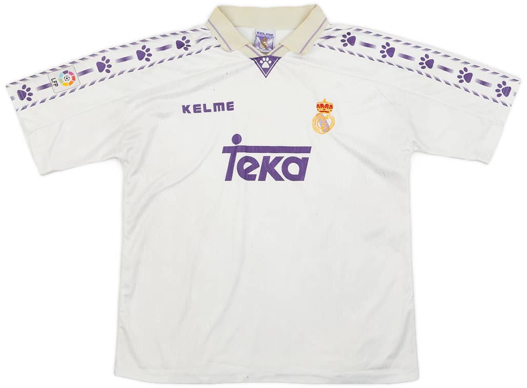 1996-97 Real Madrid Home Shirt - 5/10 - (XL)