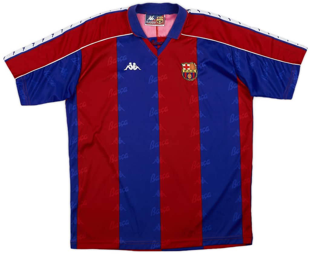 1992-95 Barcelona Home Shirt - 8/10 - (XL)
