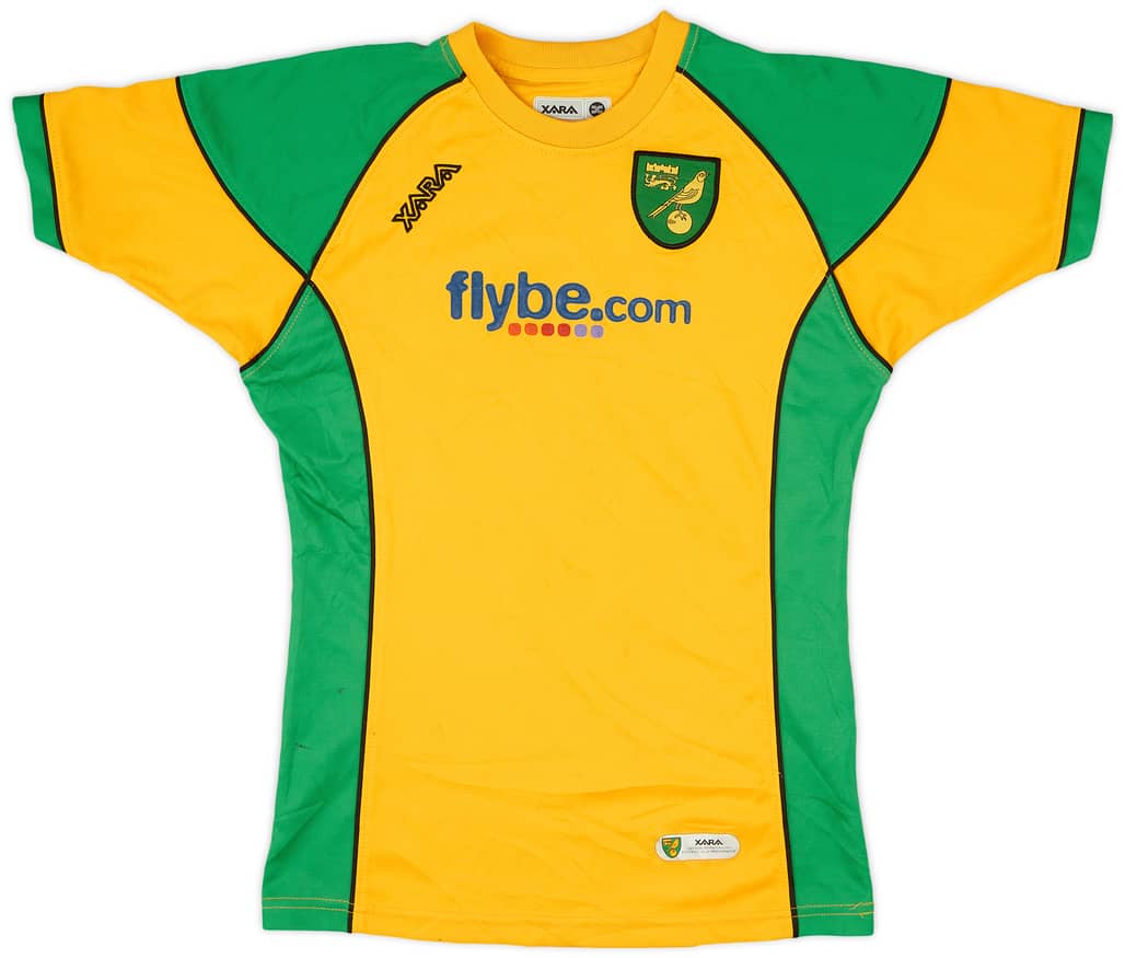 2006-08 Norwich Home Shirt - 8/10 - (Y)
