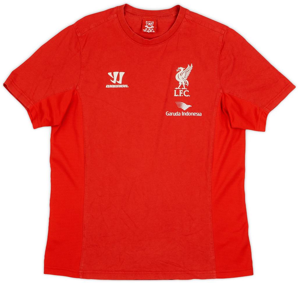 2014-15 Liverpool Warrior Training Tee - 9/10 - (M)