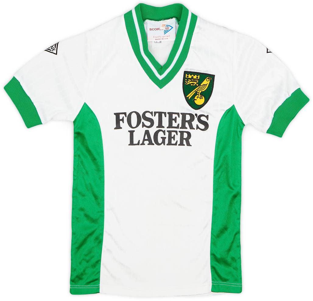 1987-89 Norwich Away Shirt - 9/10 - (S.Boys)