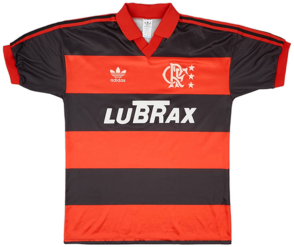 1987-90 Flamengo Home Shirt - 8/10 - (L/XL)