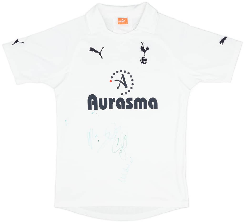 2011-12 Tottenham Signed Home Shirt - 8/10 - (S)