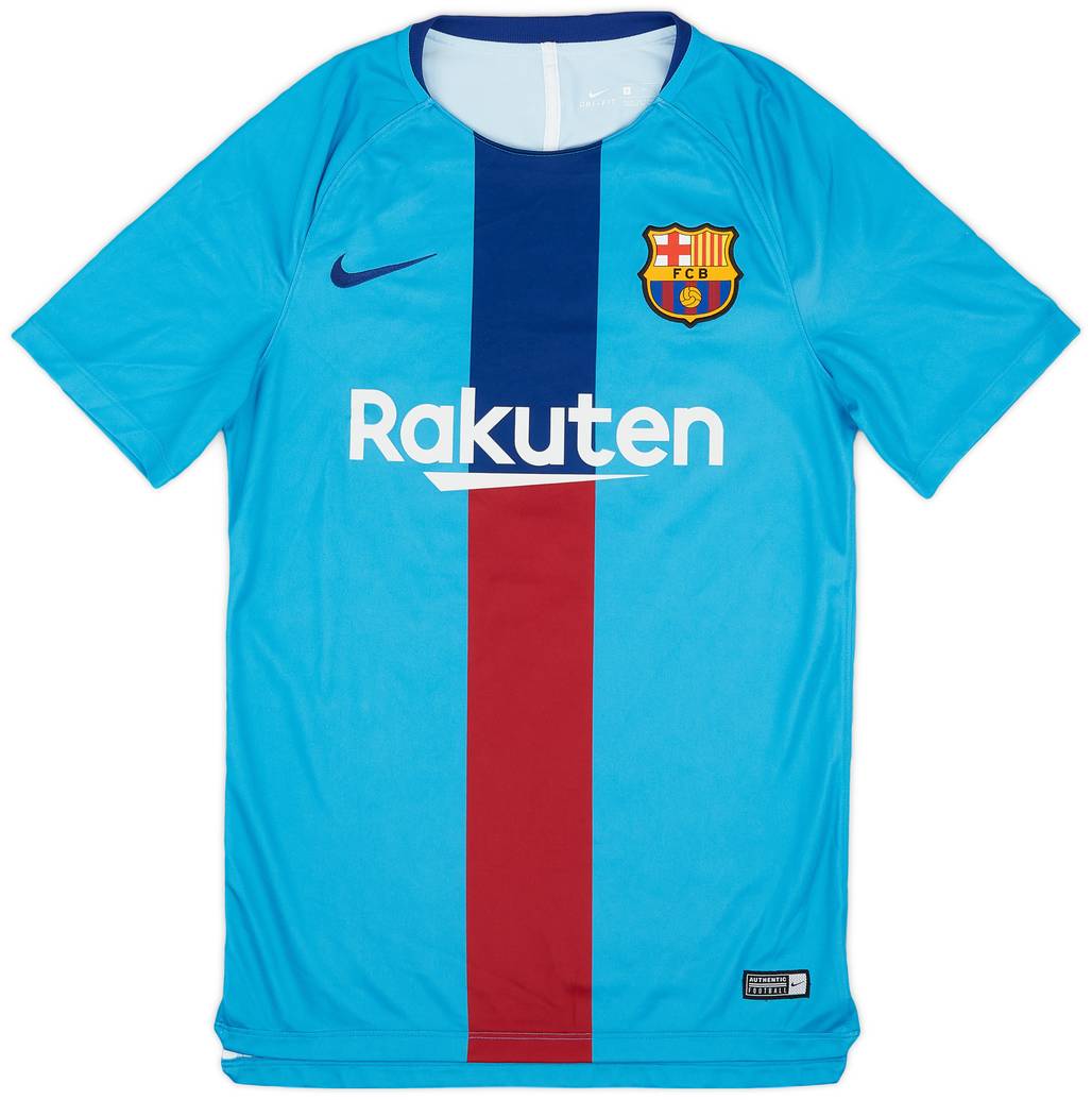 2018-19 Barcelona Nike Training Shirt - 8/10 - (S)