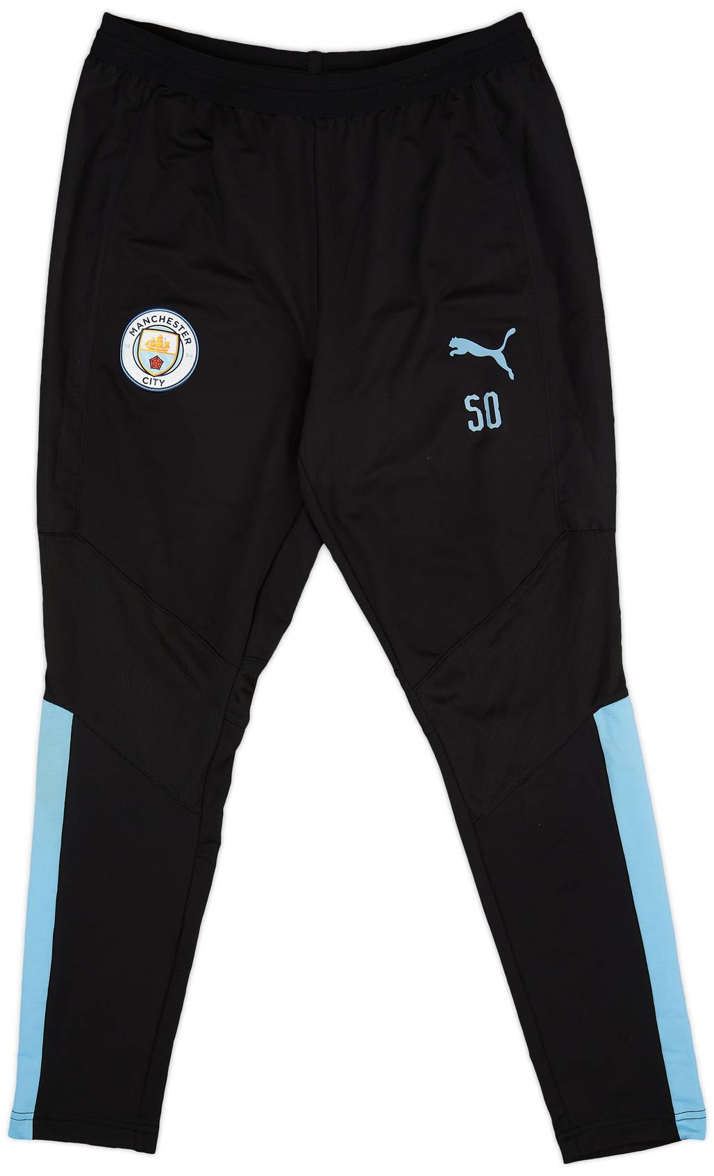 2019-20 Manchester City Staff Issue Puma Tracksuit Bottoms SO - 9/10 - (M)