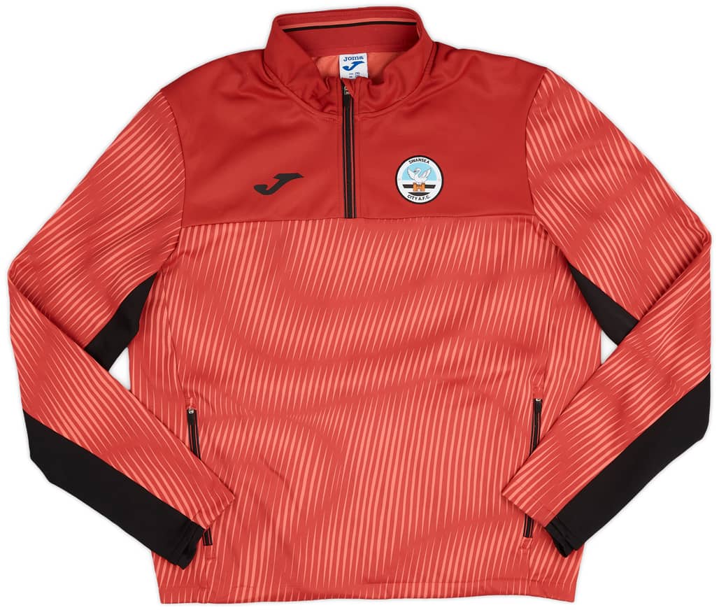 2021-22 Swansea City Joma 1/4 Zip Training Top - 9/10 - (XXL)