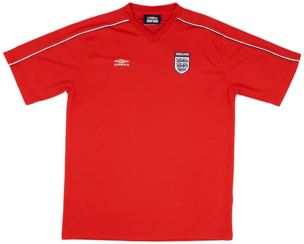 2000-02 England Umbro Training Shirt - 9/10 - (L)