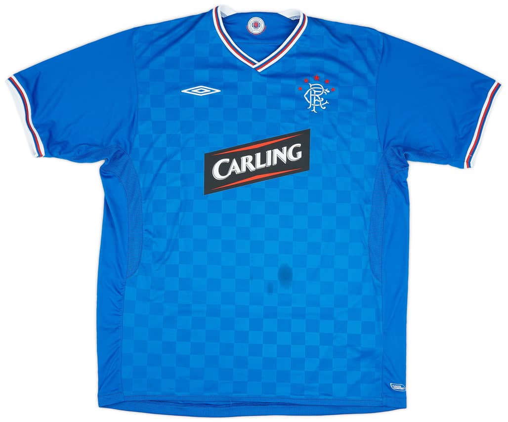 2009-10 Rangers Home Shirt - 5/10 - (XXL)