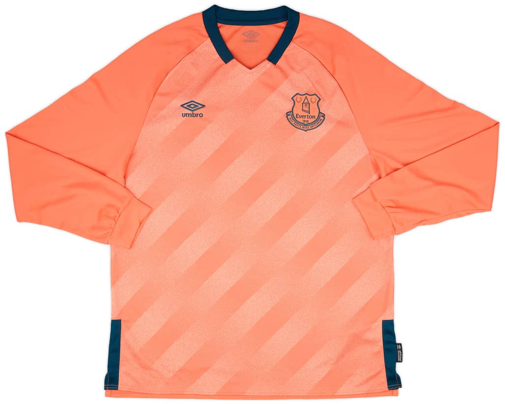 2019-20 Everton Away L/S Shirt - 9/10 - (XXL)