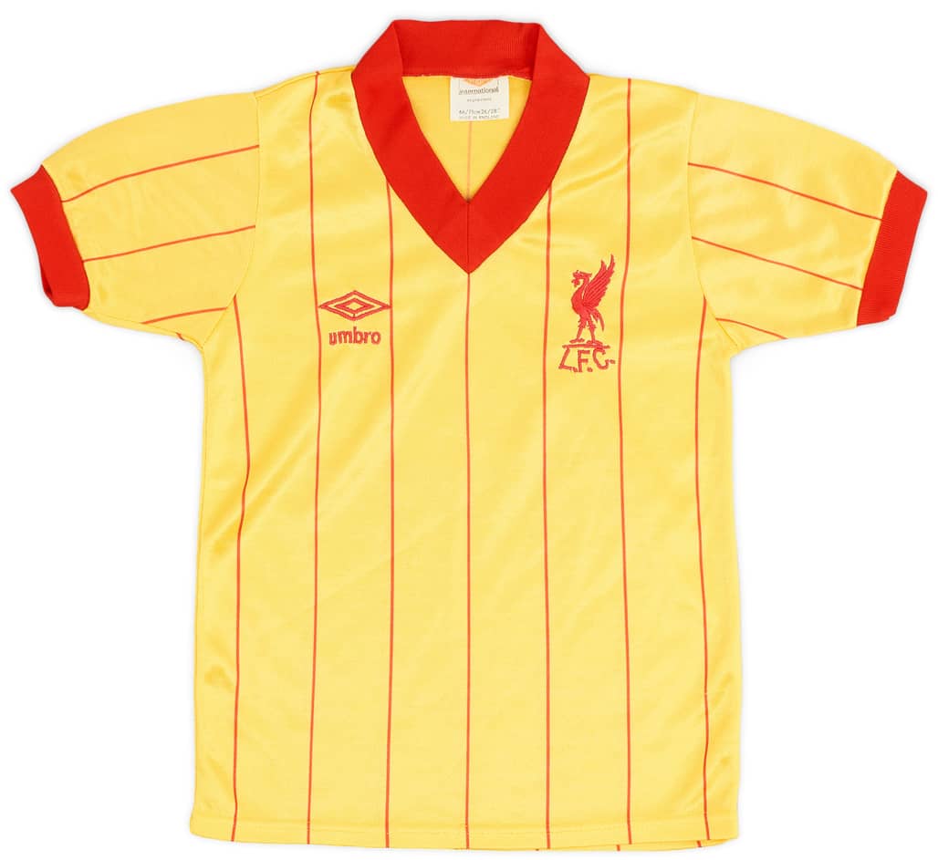 1981-84 Liverpool Away Shirt - 9/10 - (XS.Boys)