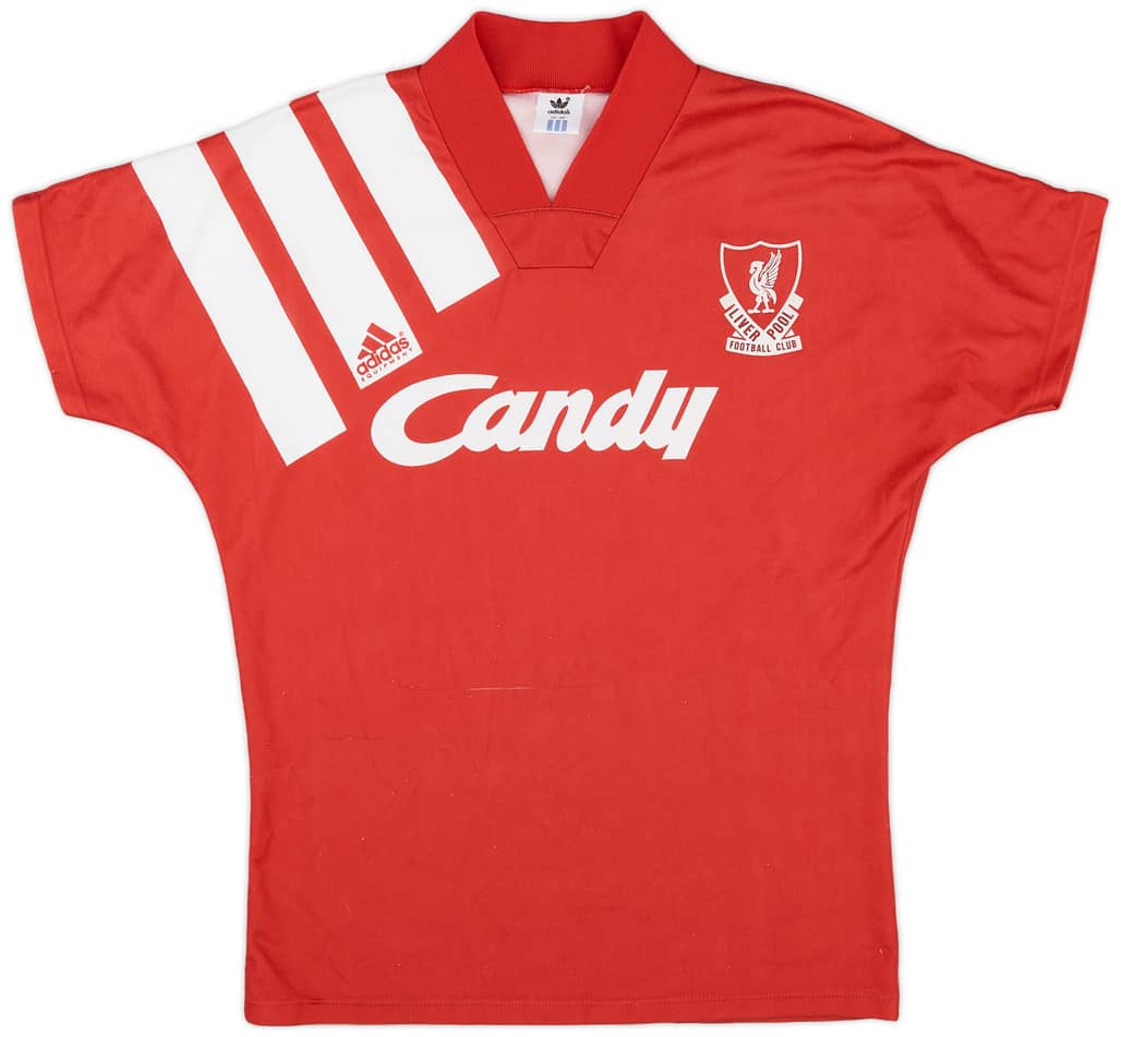 1991-92 Liverpool Home Shirt - 6/10 - (S)