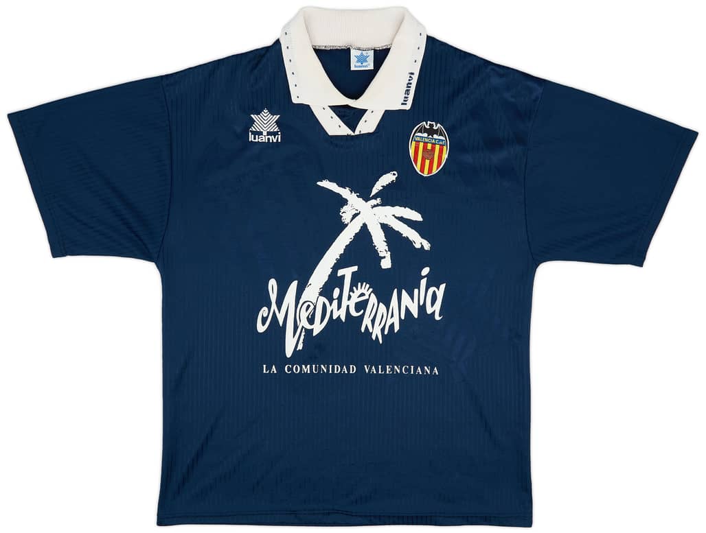 1993-94 Valencia Away Shirt - 8/10 - (XL)