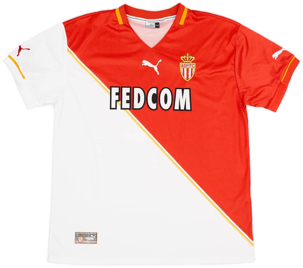 2001-02 Monaco Home Shirt - 9/10 - (XXL)