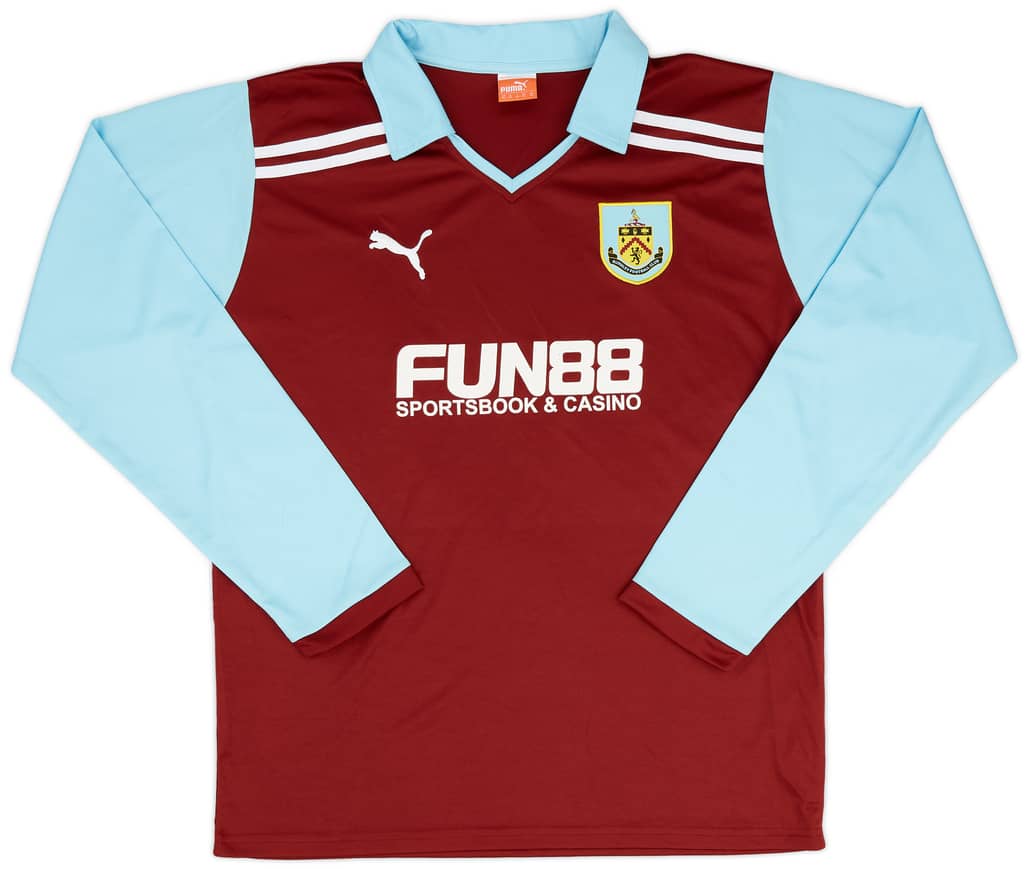 2011-12 Burnley Home L/S Shirt - 9/10 - (XL)