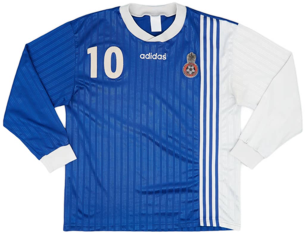 1994-95 Nice Player Issue adidas Training L/S Shirt #10 - 6/10 - (L)