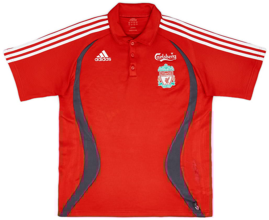 2006-07 Liverpool adidas Polo Shirt - 6/10 - (L)