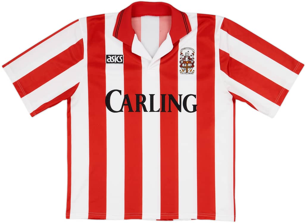 1993-94 Stoke City Home Shirt - 8/10 - (L)