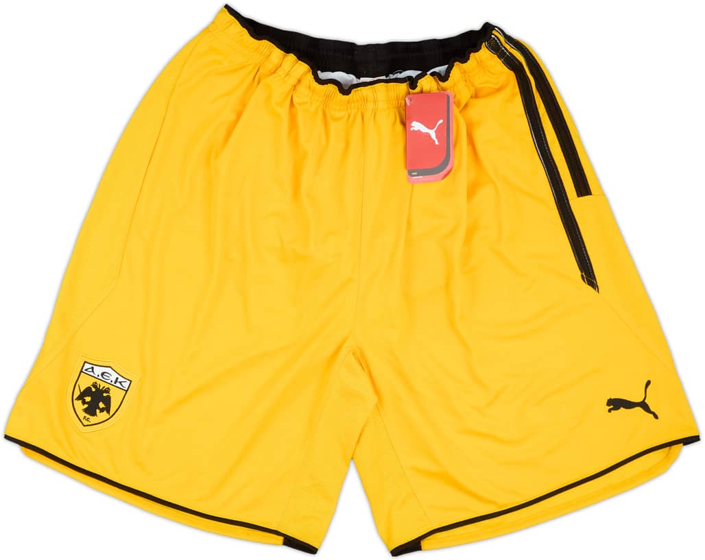 2009-10 AEK Athens Home Shorts (XL)