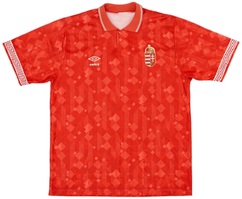 1990-93 Hungary Home Shirt - 6/10 - (L)
