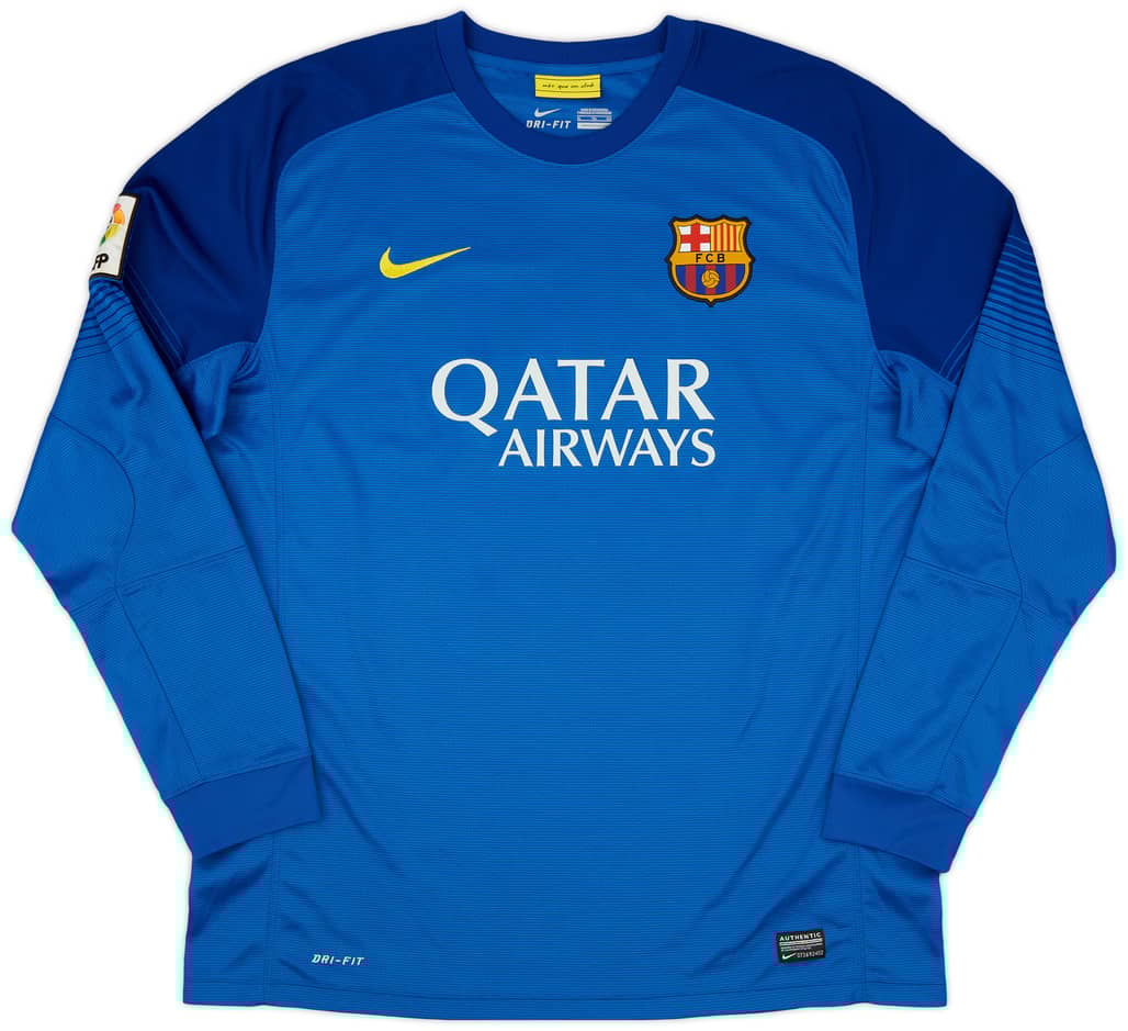 2013-14 Barcelona GK Shirt - 9/10 - (XL)