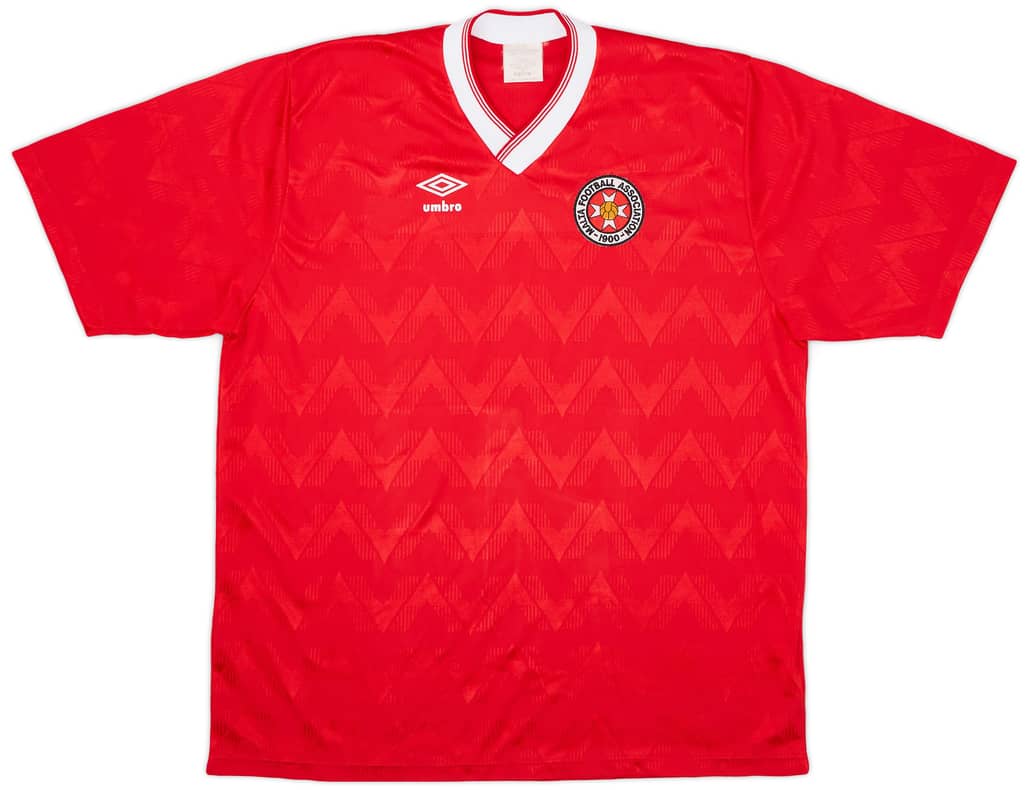 1990 Malta Home Shirt - 9/10 - (L)